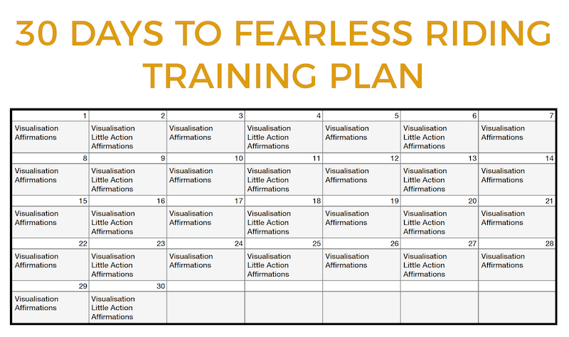 30 Days To FearLESS Riding: Training Plan | FearLESS Mastery | Your